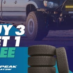 Buy 3 Falken Wildpeak AT3W Tyres and get the 4th FREE