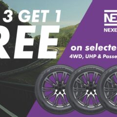 BUY 3 NEXEN 4WD, UHP, SUV or Passenger TYRES AND GET THE 4TH TYRE FREE