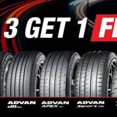 Buy 3 Yokohama Advan Tyres and get 4th FREE!*