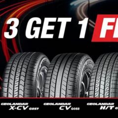 Buy 3 Yokohama 4WD Geolander Tyres and get 4th FREE!*