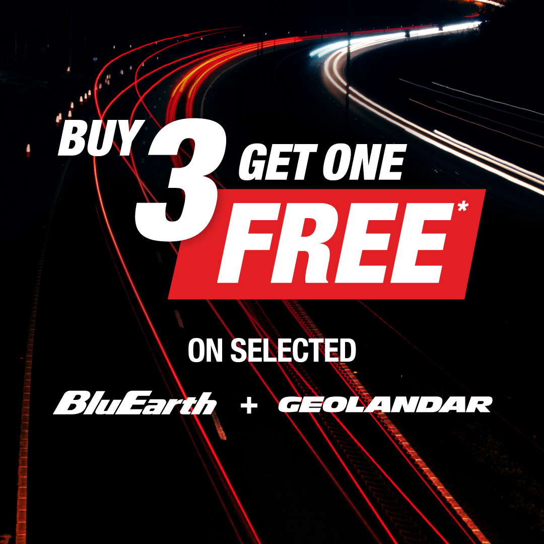 Buy 3 Yokohama BluEarth ES32 Tyres and get 4th FREE!*